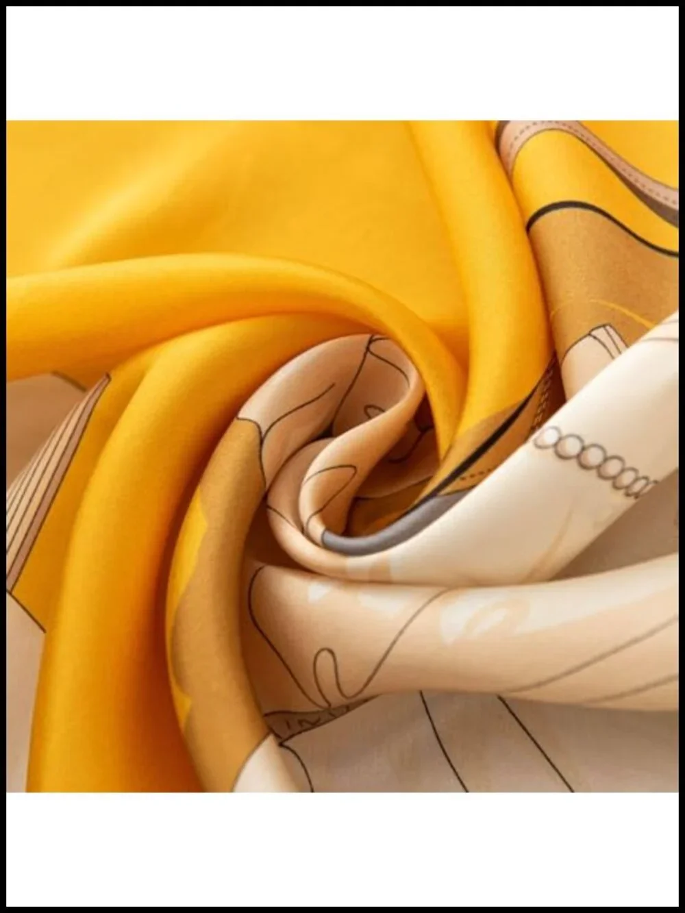 100% Pure Mulberry Silk Scarf - 35